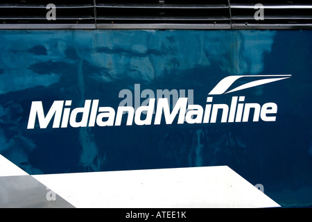 43059 HST Midaland Mainline Eisenbahngesellschaft in Chesterfield Station East Midlands Linie England UK Stockfoto