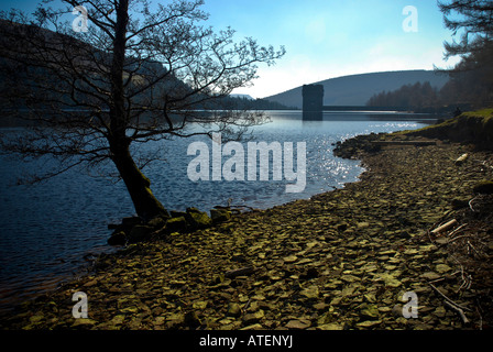 Howden-Reservoir in Derbyshire Peak District Stockfoto