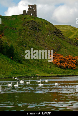 St. Anthony Kapelle Ruine, Holyrood Park, Edinburgh, Scotland UK, Europa Stockfoto