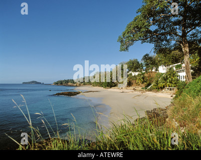 Insel Contadora auf den Pearl-Inseln, Republik von Panama.  Playa Cacique. Stockfoto