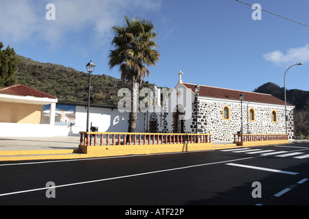 Kirche in Valle Arriba in der Nähe von Santiago del Teide Teneriffa Kanarische Inseln Stockfoto