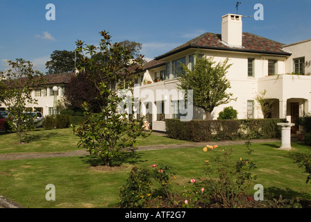 Colebrook Close West Hill, Putney Heath, London 2006 Art déco 1930er Jahre erbaute Anwesen im Hacienda-Stil, Herrenhäuser, 2000er Jahre britische HOMER SYKES Stockfoto