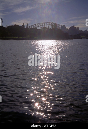 Suggestive atemberaubenden farbenfrohen Sonnenuntergang Naturschauspiel Displaybeleuchtung Phänomen Ray-Sydney Sidney New South Wales Australien Stockfoto