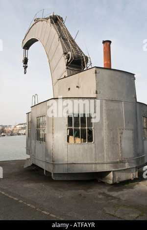 Fairbairn Steam Crane Bristol geglaubt, um der einzige sein im Vereinigten Königreich Stockfoto