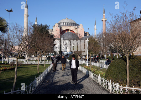 Aya Sofya Moschee Sultanahmet, Istanbul, Türkei Stockfoto