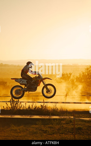Motocross-Rennen in Italien Stockfoto
