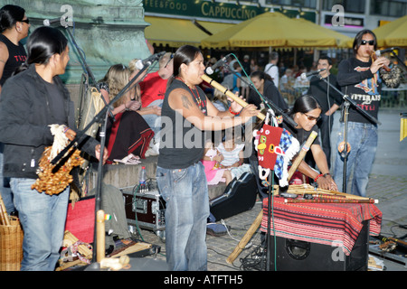 Straßenmusiker Stockfoto