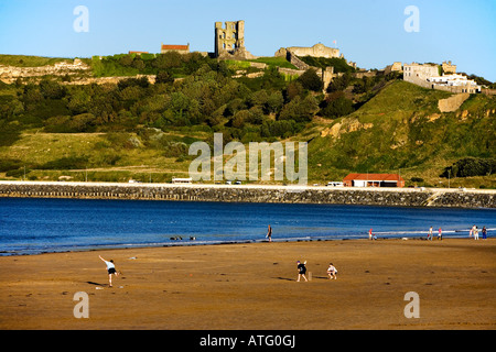 Scarborough Schloß North Yorkshire England Stockfoto