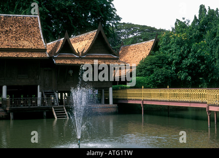 Vimanmek Palace Vimanmek Mansion ehemaligen königlichen Palast heute ein Museum in Dusit Dusit Gartenpalais Hauptstadt Bangkok Thailand Stockfoto