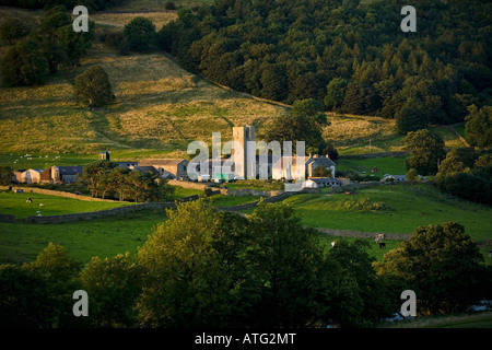 Marrick Priory Swaledale nahe Reeth Yorkshire Dales National Park Stockfoto