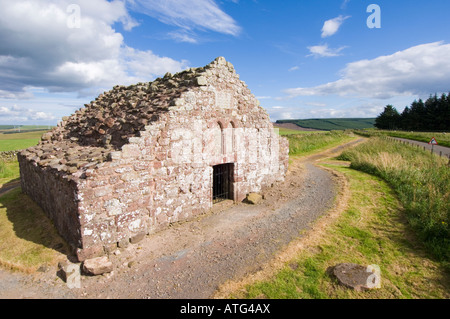 Soutra Gang, die Überreste eines mittelalterlichen Krankenhauses auf einem Hügel in den Scottish Borders Stockfoto