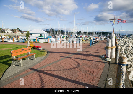 Waterfront Area Sidney British Columbia Kanada Stockfoto