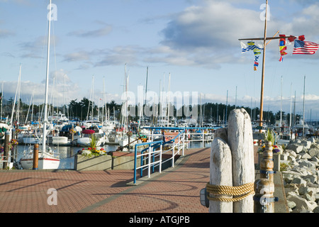 Waterfront Area Sidney British Columbia Kanada Stockfoto