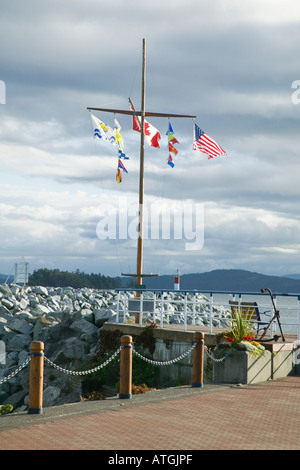 Waterfront Area Sidney British Columbia Kanada Stockfoto