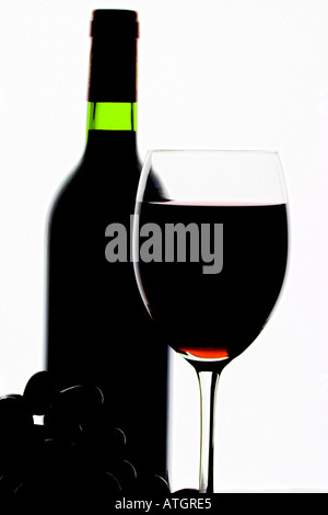 Rotwein Stockfoto