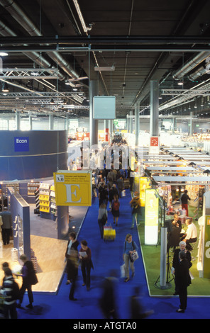 Ausstellungshalle der Buchmesse in Frankfurt am Main Hessen Deutschland Stockfoto