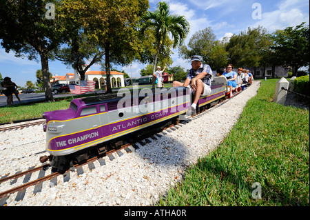 Naples Florida Train Depot Collier County Museum Stockfoto