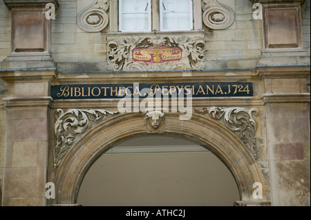 Pepys Library am Magdalene College in Cambridge UK März 2007 Stockfoto