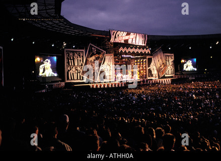 Konzert für Nelson Mandela, Wembley-Stadion, 11. Juni 1988 Stockfoto