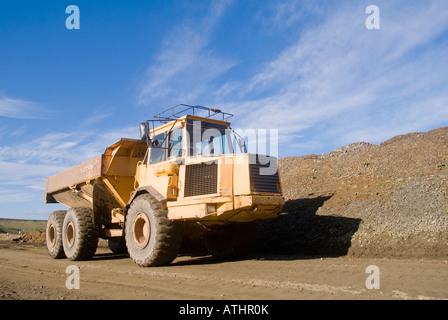 Volvo a25d Muldenkipper im Steinbruch Clee Hügel Stockfoto