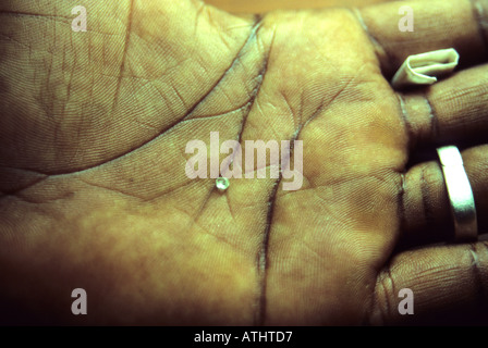 Diamant, Rough, Uncut, Tortiya, Côte d ' Ivoire (Elfenbeinküste) Stockfoto