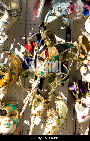 Karnevalsmasken zum Verkauf in Venedig Italien Stockfoto