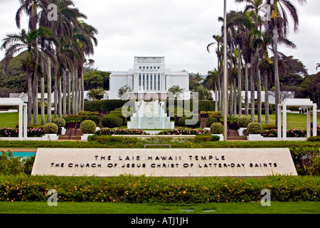 LDS-Hawaii-Tempel Stockfoto