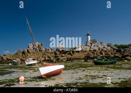 PHARE de Pontusval Stockfoto