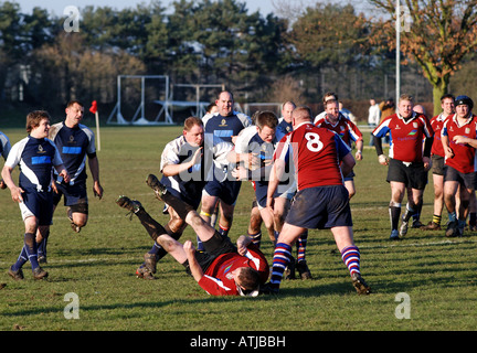 Rugby Union Club Niveau, Solihull, England, UK Stockfoto