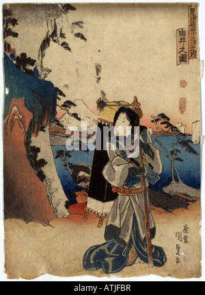 Japanische Ukiyo-e-print Stockfoto