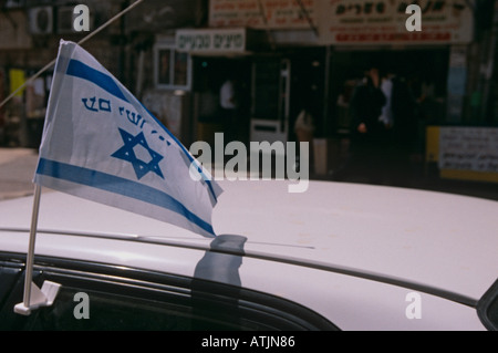 A Straßenszene in Mea Shearim Jerusalem Israel Stockfoto