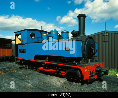 "Joan" Dampf-Lokomotive, Wales, UK. Stockfoto