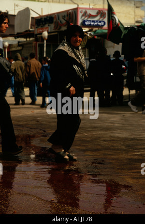 Schiiten im Libanon zu gedenken die Ashura am zehnten Tag von Muharram Stockfoto