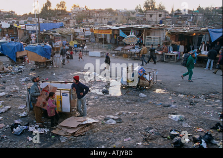 Eine Szene im palästinensischen Flüchtlingslager Shatila in Beirut Libanon Stockfoto