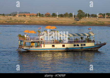 River Boat Tonle Sap Fluss Phnom Penh Kambodscha Stockfoto