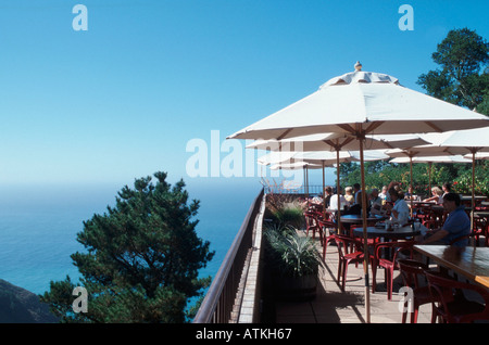 Terrasse / Big Sur Stockfoto