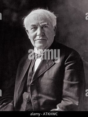 Alva U.S. Erfinder 1847 bis 1931 Stockfoto