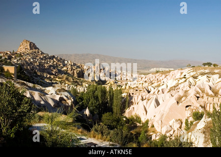 Uchisar, kleines Dorf, Taube Tal, Kapadokya, Kappadokien, Türkei, Naher Osten. DSC 6575 Stockfoto