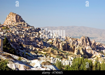 Uchisar, kleines Dorf, Taube Tal, Kapadokya, Kappadokien, Türkei, Naher Osten. DSC 6576 Stockfoto