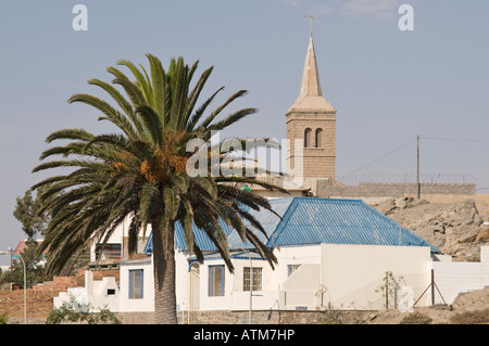 Häuser in Lüderitz Namibia Stockfoto