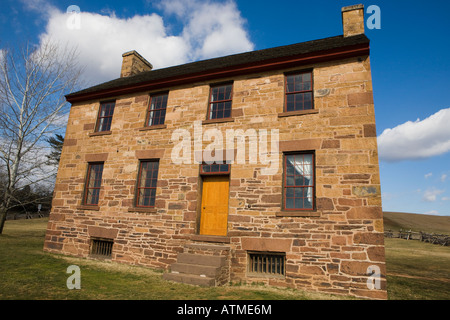 Pre-Civil Krieges Steinhaus bei Manassas National Battlefield Park nördlich Manassas Virginia am 28. Februar 2008 Stockfoto