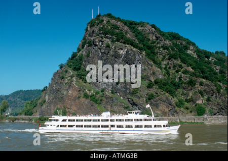 Loreley Rock / Lorelei Stockfoto