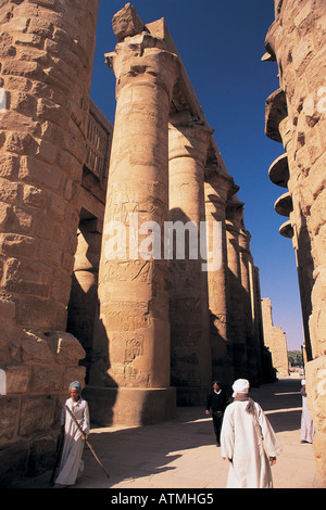 Karnak Tempel Luxor Ägypten Stockfoto