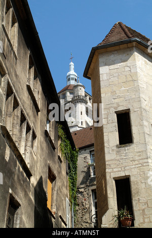 Dole Stadtzentrum in Burgund Frankreich Europa Stockfoto