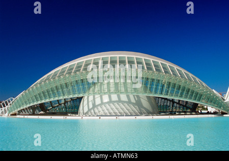 Ciudad De Las Artes Y Effizienzgewinne / Valencia Stockfoto