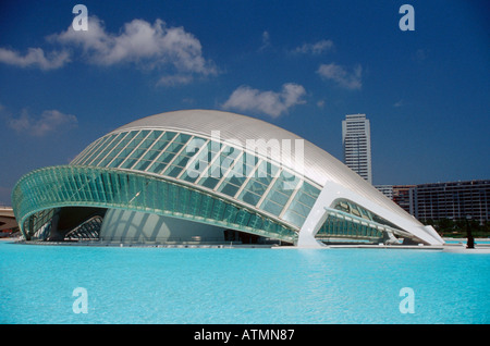 Ciudad De Las Artes Y Effizienzgewinne / Valencia Stockfoto
