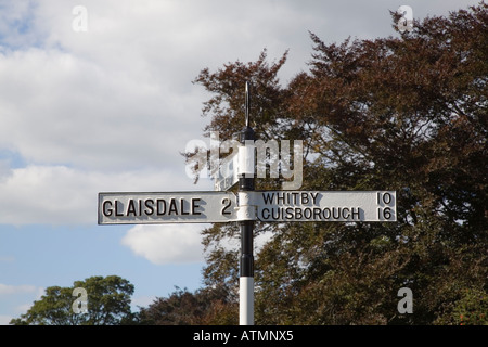 Alte Straße Wegweiser England UK Europe Stockfoto