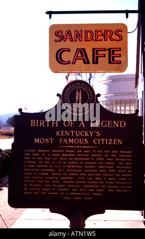 Original KFC Restaurant in Kentucky USA Stockfoto