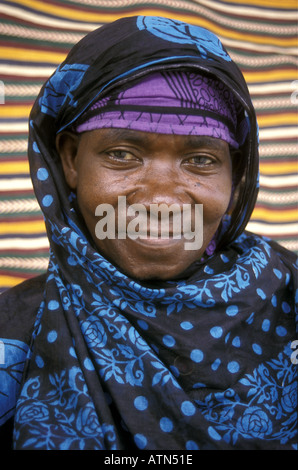 Eine freundliche Dame von Sansibar Tansania Ostafrika Stockfoto