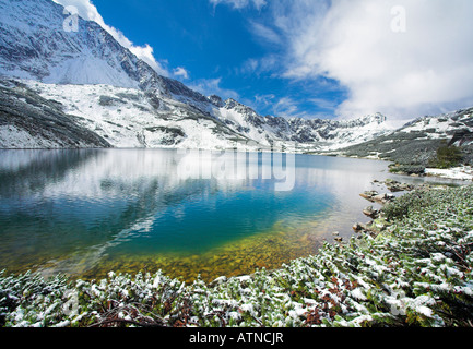 Außerhalb Staw fünf Teich Tal hohe Tatra Polen Stockfoto